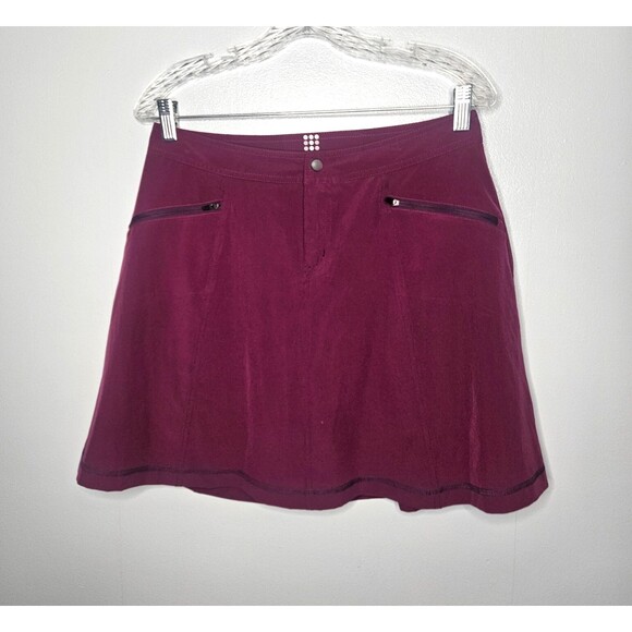 Title Nine Skort Womens 4 Purple Low Rise Nimblene A Line Inner Shorts Skirt - Picture 1 of 6